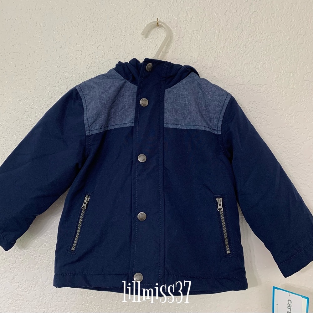 NWT 4T BOYS OSHKOSH Grey Coat Winter JACKET COAT